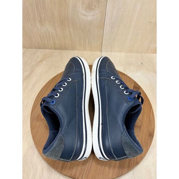 Crocs Bradyn Blue Leather Athletic Golfing Shoes Mens Size 7 - Picture 5 of 8